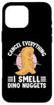 Coque pour iPhone 16 Pro Max Nugget de poulet dinosaure en peluche Amateur de pépites de