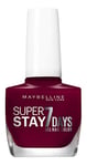 Maybelline New York – Vernis à Ongles Professionnel – Technologie Gel – Super Stay 7 Days – Teinte : Magenta Muse (924)