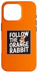 iPhone 16 Pro Follow the Orange Rabbit - Bitcoin Cryptocurrency Crypto Case