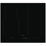 CDA HN6860FR 4 zone induction hob, single bridge, configurable, slim depth, hood connect (CHC60BL)