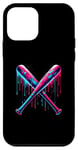 iPhone 12 mini Cross Baseball Bat with SprinklesDrip Sports Player Softball Case