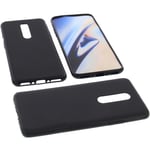 Bag for OnePlus 7 Phone Case Protection TPU Rubber Black