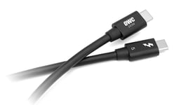 OWC Thunderbolt 5 (USB-C) kabel 0,8 meters 40 Gbps 8k@60Hz 240W DisplayPort-videoutsignal