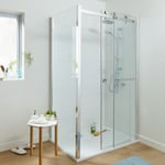 Porte de douche coulissante GoodHome Naya transparent 120 cm