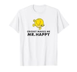 Mr. Men Little Miss Cricket Makes Me Mr Happy T-Shirt