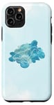 Coque pour iPhone 11 Pro Jolie Baleine Bleu Aquarelle Océan