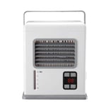 HLSP Latest upgrade Mini Air Conditioner, USB Personal Air Cooler Evaporative Humidifier Purifier for Home Room Office Dorms,Desktop Quiet Cooling Fan Air Conditioning