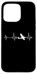 Coque pour iPhone 15 Pro Max Aviation Mode Aviation Enfants Flyer Heartbeat ECG