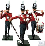 B47104 W. Britain U.S. War of 1812 Infantry Field Music (3 piece set)