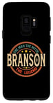 Coque pour Galaxy S9 BRANSON The Man The Myth The Legend Vintage Personnalisé