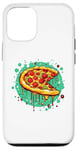 Coque pour iPhone 12/12 Pro Pelle à pizza Pepperoni Splash Fun