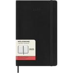 Moleskine 12M Daily Kalender 2025 Softcover Large Black