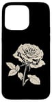 Coque pour iPhone 15 Pro Max Vintage Botanique Rose Fleur Fille Mignon Floral Plant Mom