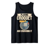 Playing Croquet and Crushing It Croquet Tank Top