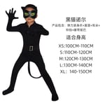 Cosplay Cat Noir Barn Bodysuit Black Cat Halloween Set W XL- Perfet S