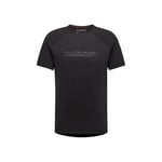 Mammut Selun FL T-Shirt Homme Logo randonnée, Noir, s