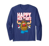 Mr. Potato Head Christmas Happy Holidays Decorated Spud Long Sleeve T-Shirt