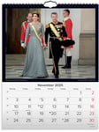 Mayland Vægkalender Kongehuset 2025