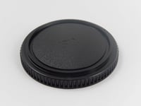 vhbw Bouchon de boîtier compatible avec Canon A1, AE1, AV1, appareils photos avec baïonnette FD - plastique, noir