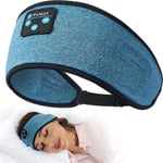 Casque de sommeil Bluetooth - Casque réglable avec haut-parleurs lavable et rechargeable parfait pour dormir, entraînement, jogging, yoga, sport, voyage en avion