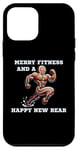 iPhone 12 mini Merry Fitness Happy New Rear Workout Christmas Cookie Case