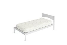 Italian Bed Linen MB Home Italy, Protège-Matelas, Polyester Blend, Chanvre, 1 Place 90x200 cm