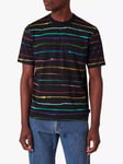 PS Paul Smith Regular Fit Short Sleeve T-Shirt, Black/Multi