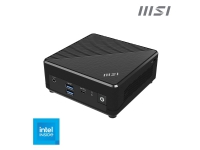 MSI Cubi N ADL 001BEU - Mini-PC - 1.1 GHz - SSD - UHD Graphics - GigE, Bluetooth 5.3 - WLAN: - Win 11 Pro - monitor: ingen