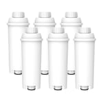 AquaCrest AQK-11 Compatible Coffee Machine Water Filter Replacement for DeLonghi DLSC002, SER3017 & 5513292811 - Including Versions of ECAM, Esam, ETAM Series (6)