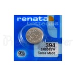 1 X Renata 394 Pile Oxyde D'Argent 1.55V SR936W SR45 V394 Montre 0% Mercure