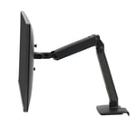 ERGOTRON – MXV  desk monitor arm with under mount clamp, matte black (45-508-224)