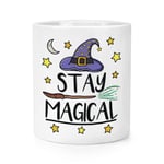 Stay Magical Makeup Brush Pencil Pot Funny Joke Magical Spell Witch Wizard