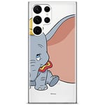 ERT GROUP Coque de téléphone Portable pour Samsung S22 Ultra Original et sous Licence Officielle Disney Motif Dumbo 007 Parfaitement adapté à la Forme du téléphone Portable, partiel imprimé