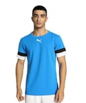 PUMA Homme Shirt, Coupe régulière, Polycoton, Electric Bleu Lemonade-Puma Noir-Puma Blanc, 3XL