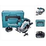 Dss 610 F1J Scie circulaire 18 v 165 mm + 1x batterie 3,0 Ah + Makpac - sans chargeur - Makita