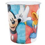 Stor- Poubelle MÉTALLIQUE pour Enfants | Mickey Fresh AIR Fun and Happy Days Disney Mouse et Amis CESTINO, 02208, Multicolore