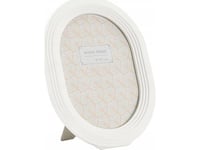 Ferretti Oval Ram Med Stuckatur, 20 X 25 Cm