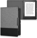 Étui Liseuse Compatible Avec Kobo Aura H2o Edition 1 - Housse Avec Rabat Magnétique En Tissu Canevas Pour Liseuse