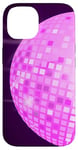 Coque pour iPhone 14 Disco Ball 70s 80s Retro Pink Disco Ball