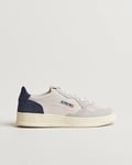 Autry Medalist Low Super Soft Goat Suede Sneaker Loft/Space Blue