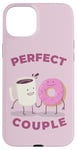 iPhone 15 Plus FUNNY COUPLE THE PERFECT COUPLE COFFEE AND DONUTS PERFECT Case