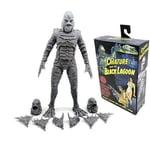 NECA Ultimate Creature From The Black Lagoon 7" Action Figure Toy Black & White