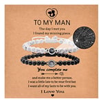 CheersLife Men Birthday Gift Ideas, Man Bracelet Gifts for Man Him Husband, Husband Gifts from Wife, Anniversary Christmas Fiance Valentine's Day Birthday Gifts for Men Him Boyfriend, Gifts for Man