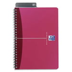 Oxford Cahier bureau Urban Mix - reliure spirales couverture polypro 180 pages ligné 7 mm 21 x 29,7 cm