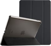 Coque Pour Ipad 2, Ipad 3, Ipad 4, 9,7 Pouces, A1395 A1396 A1397 A1416 A1430 A1403 A1458 A1459 A1460, Étui Case Housse De Protection Léger, Veille/Réveil Automatique-Noir[Coq102120]