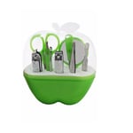 Green Apple Nail Care Cutter Cuticle Clippers Pedicure Manicure Grooming Set UK