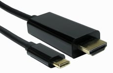 4K Type C To HDMI HDTV AV TV Cable Adapter For phone samsung Huawei Macbook - UK