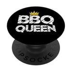 BBQ Queen - Smoking Hot Grill Master, reine du grill PopSockets PopGrip Adhésif