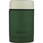 Liewood Nadja food jar 250 ml - panda hunter green