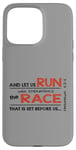 iPhone 15 Pro Max Hebrews 12:1 - RUN with endurance the RACE Bible Inspired Case